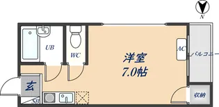 スターブライトマンション【3階】の間取り