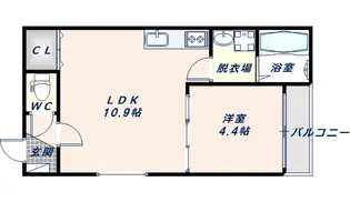 badge tomoi Nord Ⅲ【1階】の間取り