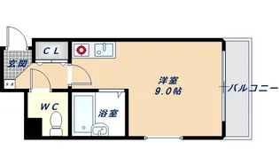リバーライズ永和【405号室】の間取り