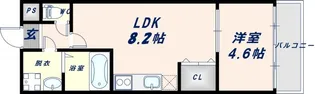フジパレス城東諏訪Ⅲ番館【2階】の間取り