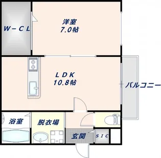 アビタシオン巽【2階】の間取り