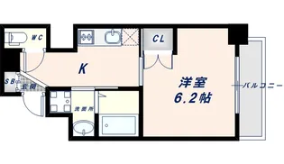 PARK HILLS今里NOA【801号室】の間取り