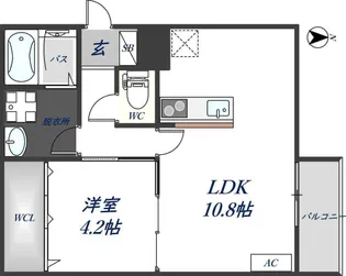 Garden Hill瓢箪山【204号室】の間取り
