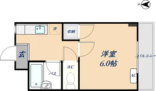 エクセル花園B棟【2階】の間取り