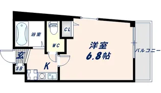 エス・グランデ渋川【317号室】の間取り