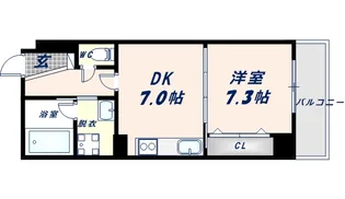 サイプレス小阪駅前【3階】の間取り