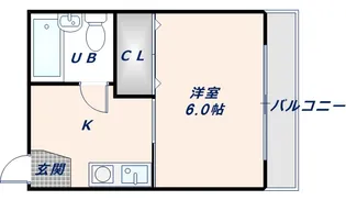 ピアリスコサカ【11号室】の間取り