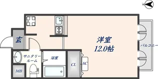メゾンパティオⅡ【306号室】の間取り