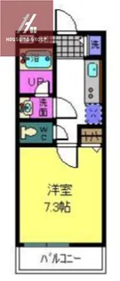 ベルドミール末広Ⅲ番館【212号室】の間取り