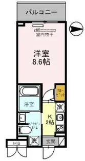 大阪府東大阪市長栄寺【マンション】の間取り