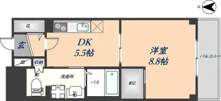 我楽ハウス【4階】の間取り