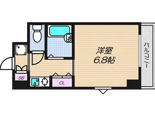 ブルグリンコート布施駅前【801号室】の間取り