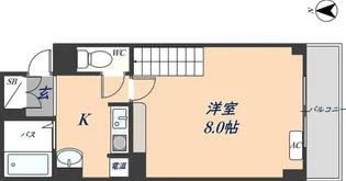 エンジェルハイツ本町【3階】の間取り
