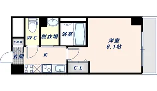 大阪府大阪市生野区新今里3丁目【マンション】の間取り