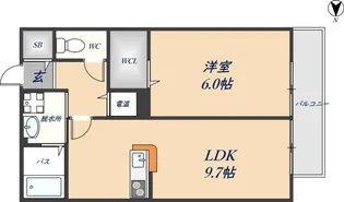アルヴェアーレ Ⅱ【2階】の間取り