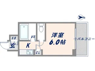 大阪府東大阪市長田東3丁目【マンション】の間取り