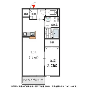 ユニヴェール【2階】の間取り