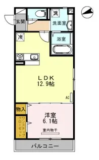 グレイスコートA棟【2階】の間取り