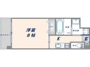 グランドゥーエ永和駅前【7階】の間取り