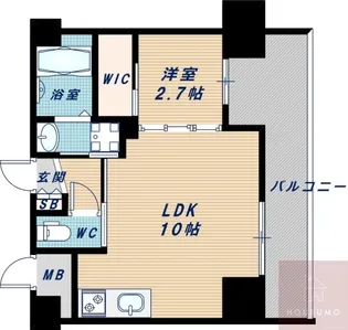 アドバンス江坂ラシュレ【5階】の間取り