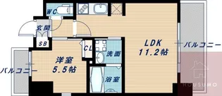 S-RESIDENCE江坂Eminence【3階】の間取り