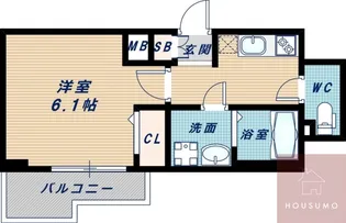 Dimus新大阪【7階】の間取り