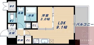 小西マンション【6階】の間取り