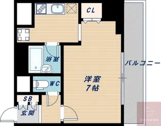 アーデン江坂【4階】の間取り