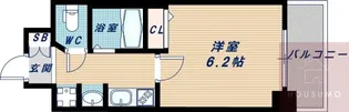 エステムコート新大阪Ⅵエキスプレイス【1112号室】の間取り