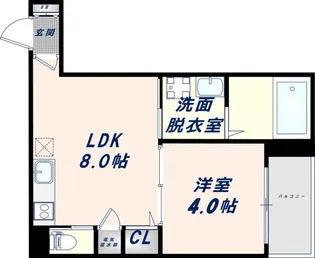メゾンアイギス【204号室】の間取り