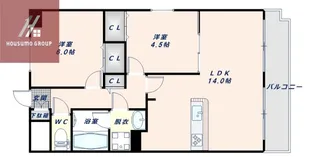 メゾン小阪本町【10階】の間取り