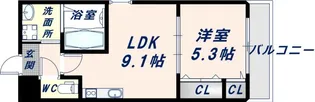 フジパレス中央長田【3階】の間取り