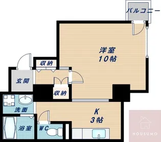 第2アーバンス新大阪【10階】の間取り