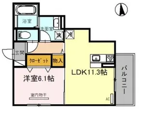 Asok【3階】の間取り