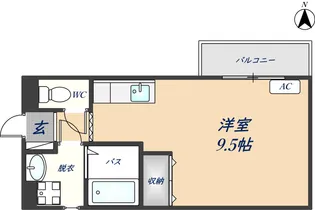 ジェイグラン【205号室】の間取り