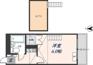 ヨーロピアンKS【105号室】の間取り