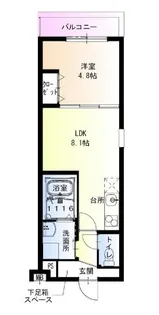 フジパレス瓢箪山【3階】の間取り