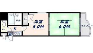 エンゼルハイツ小阪本町【3階】の間取り