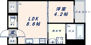 グランディルウッズ【3階】の間取り