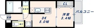 REGIES近大SouthⅡ【3階】の間取り