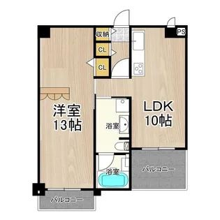 PHOENIX緑地公園(旧:レジディア緑地公園)【602号室】の間取り