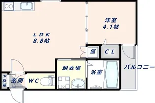 F asecia mira【2階】の間取り
