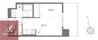 プロスパー江坂479【6階】の間取り