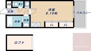 フォレステージュ江坂垂水町【10階】の間取り
