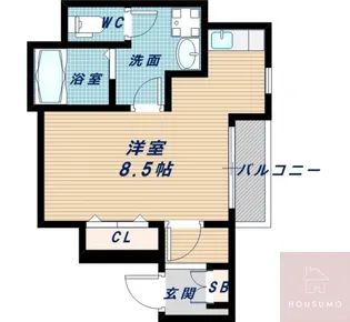 ブリゼ【5階】の間取り