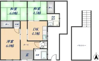 大阪府八尾市楽音寺4丁目【一戸建】の間取り