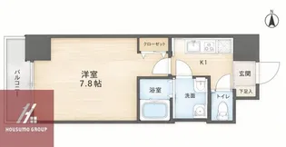 BPRレジデンス江坂【4階】の間取り