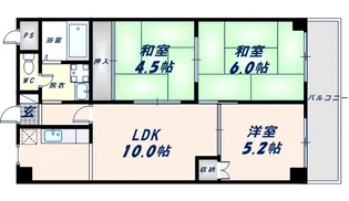 オリエントマンション【1階】の間取り