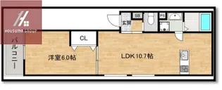 clear植松【102号室】の間取り