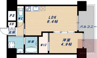 ノルデンハイム江坂Ⅱ【7階】の間取り